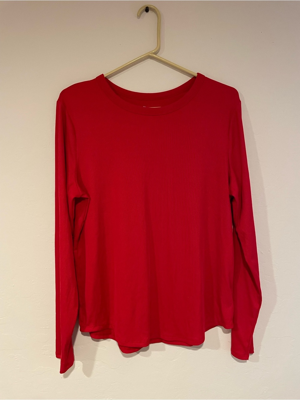 Red long sleeve t shirt